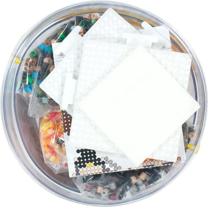 Perler 80-42968 Big Bucket Harry Potter Fuse Bead Kit for Kids and Adults, Comes with 27 Patterns, Multicolor, 8504pcs