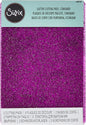 Sizzix SIZ662142 Cutting Pad Standard Purple Silver Glitter Purpleslr
