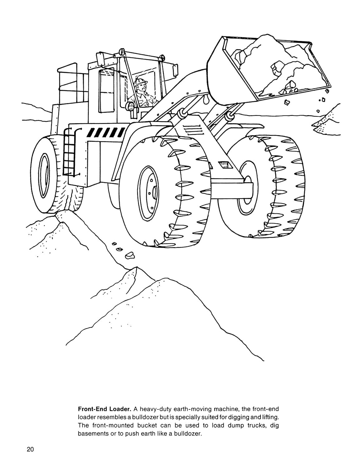 Trucks Coloring Book (Dover Planes Trains Automobiles Coloring)