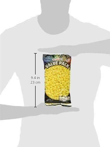 The Beadery 6 by 9mm Barrel Pony Bead, Yellow, 900-Pieces