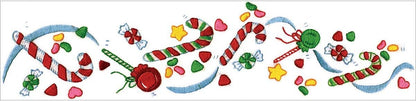 Tobin Stamped Pillowcases, Christmas Candy, 20" x 30" Embroidery Kit