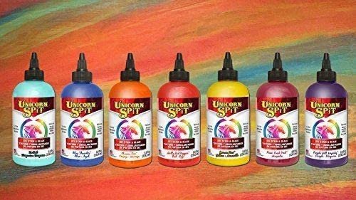 Unicorn SPiT Sunset Collection 8 OZ- Lemon Kiss, Phoenix Fire, Molly Red Pepper, Pixie Punk Pink, Purple Hill Majesty, Blue Thunder and Zia Teal