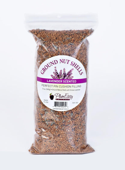 PlumEasy Patterns Lavender Walnut Shells Lavender Scented Ground, 11.5 oz walnut shells