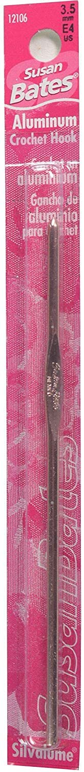 Susan Bates Silvalume 5.5" Crochet Hook (US H, 5.0 mm Hook)