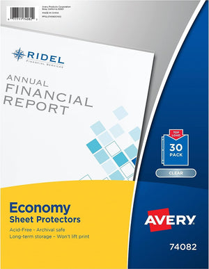 Avery Economy Clear Sheet Protectors