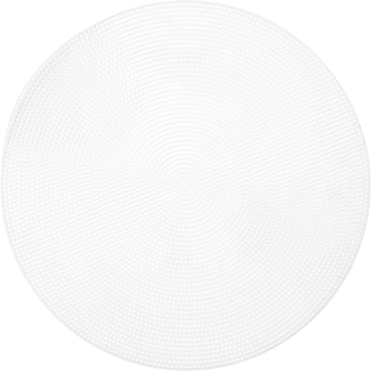 Cousin DIY 1 Count Plastic Stitching Canvas, 12" Round, Clear
