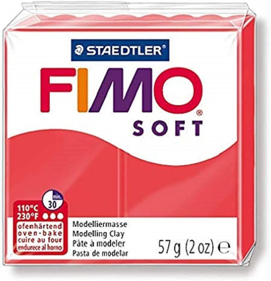 FIMO Soft & Effect Polymer Oven Modelling Clay - 57g - Set of 8 - The Squeezy Juicy Collection