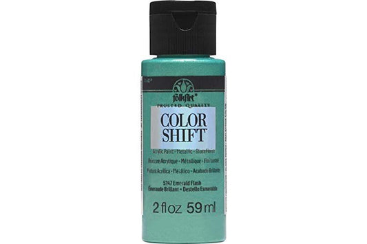 FolkArt Color Shift Paint, 2 Ounce, Emerald 2 Fl Oz