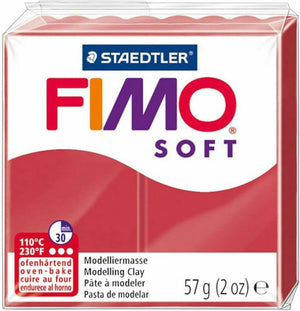 FIMO Soft & Effect Polymer Oven Modelling Clay - 57g - Set of 8 - The Strawberry Cheesecake Collection