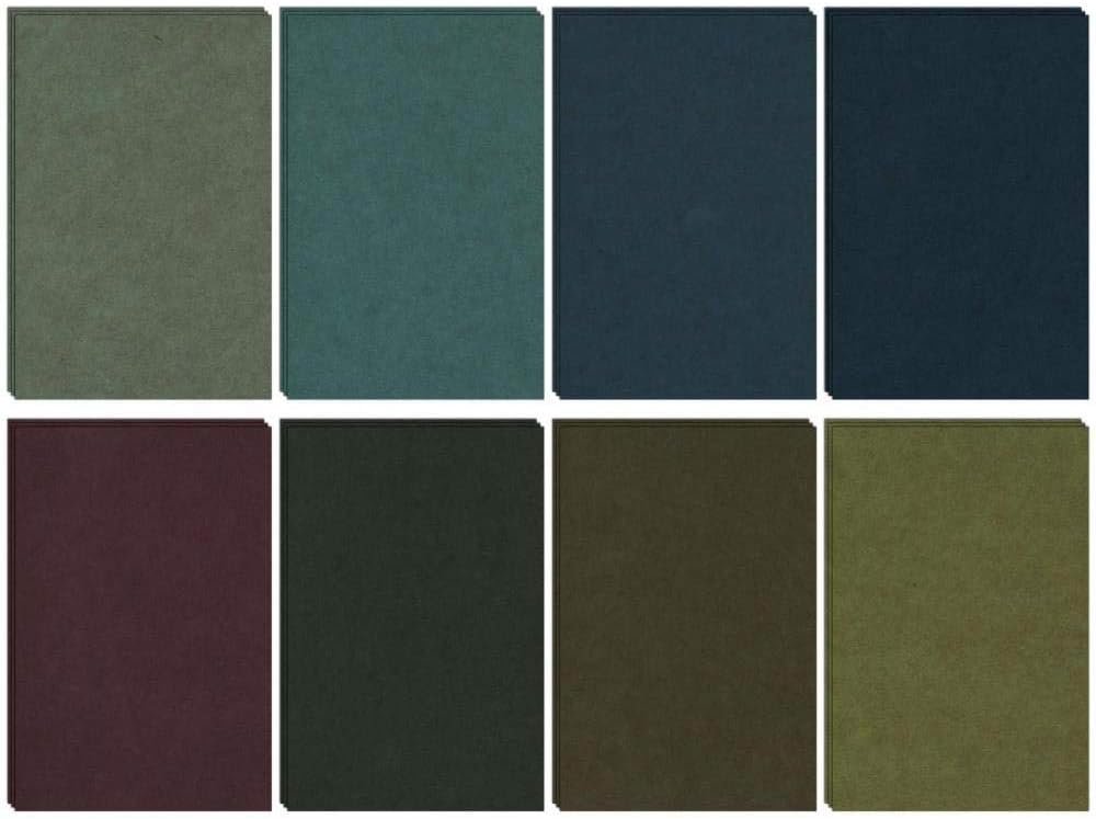 Tim Holtz idea-Ology Kraft Stock, 3 Packages, Cool, Warm and Neutral Colors, 72 Sheets, 24 Colors
