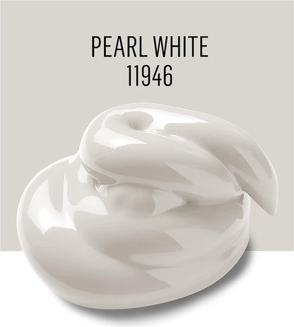 FolkArt Enamel Acrylic Craft Paint, Pearl White 2 fl oz Premium Matte Finish Paint, Perfect For Easy To Apply DIY Arts And Crafts, 11946