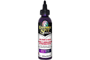 Unicorn SPiT Sparkling Violet Vulture Gel Stain and Glaze 5775002 4.0 Fl Oz