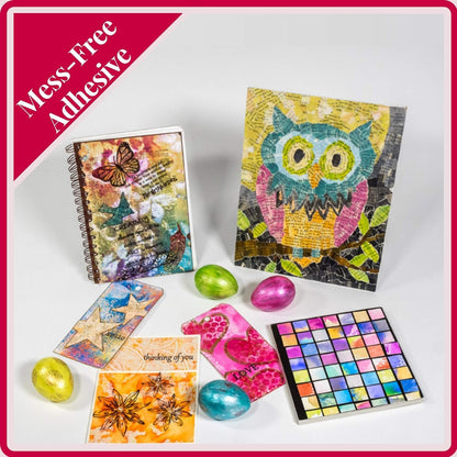 Grafix Artist-Tac Micro Adhesive Dot - Permanent Micro Adhesive Dots are A Quick, Mess-Free Mounting Option for Arts, Crafts, Papercrafts, School Projects, Stationary, and More, 8.5 x 11", 25 Pack, White, (KATP811)