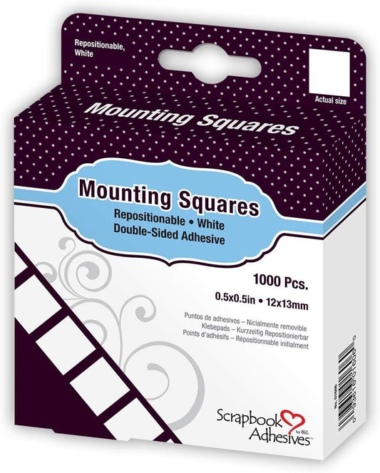 3L Repositionable Permanent Mounting Squares