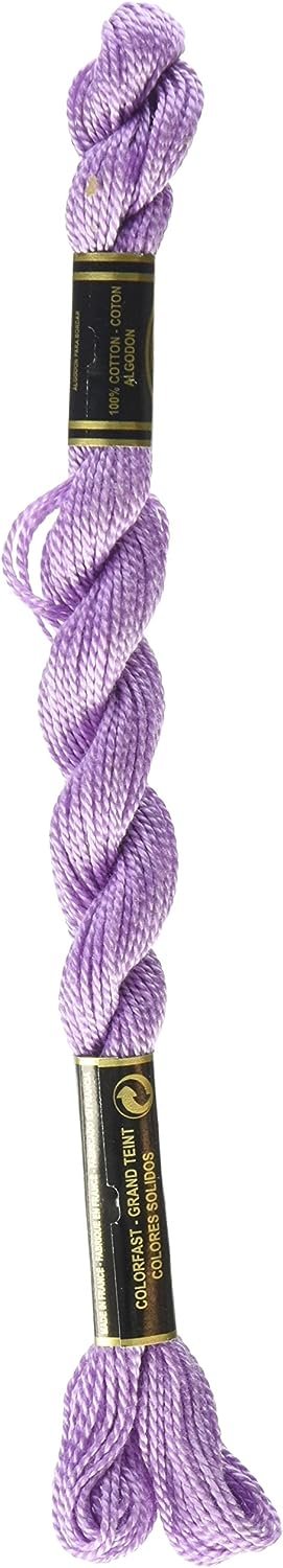 DMC 115 5-554 Pearl Cotton Thread, Light Violet, Size 5