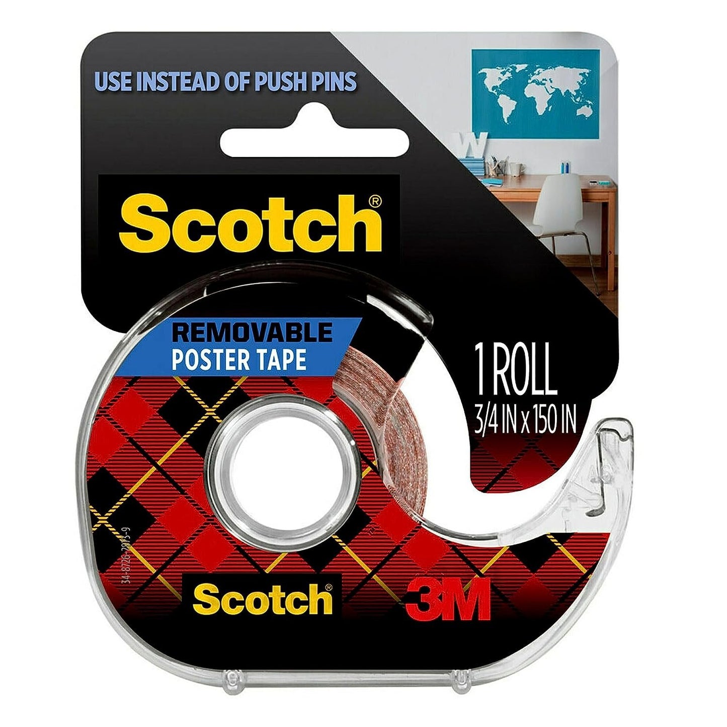 Scotch-Mount Clear Double Sided Mounting Tape