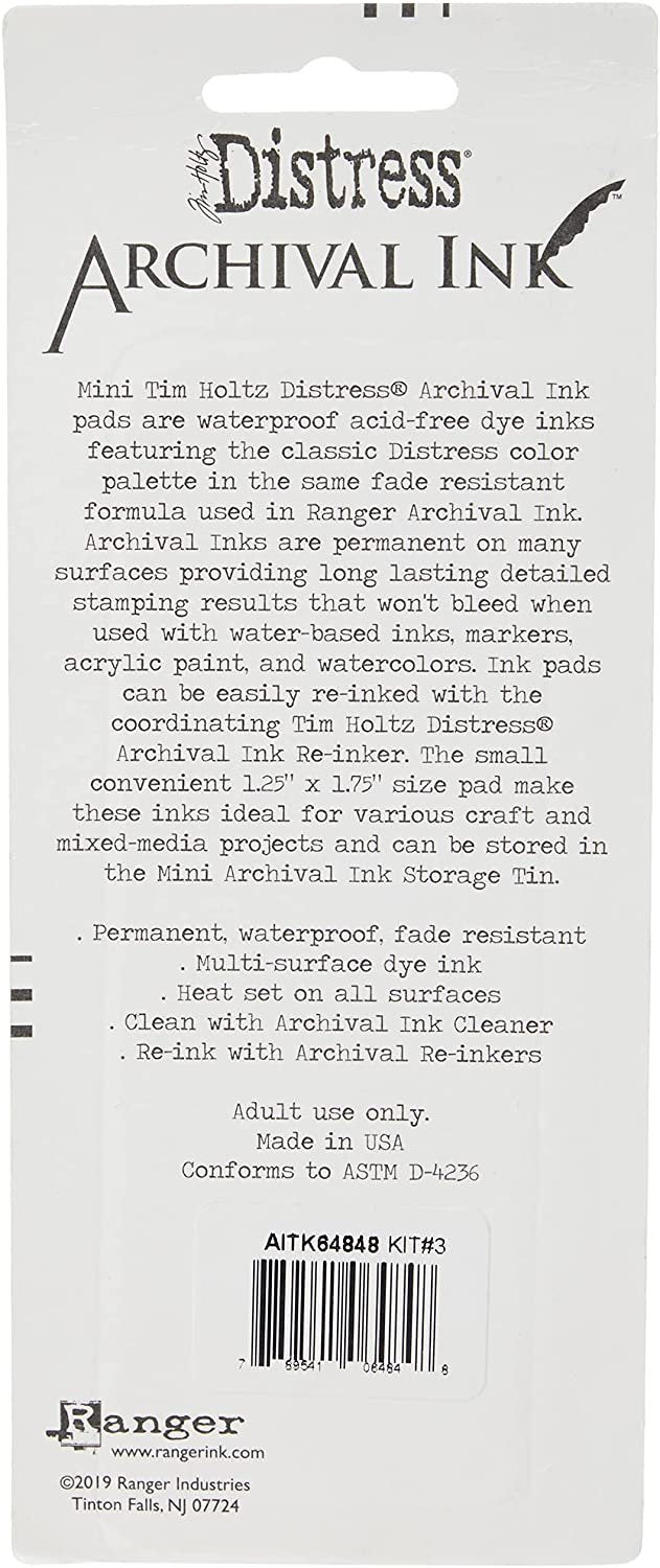 Ranger TH Dist Archival Ink Kit #3