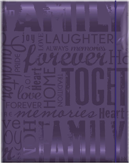 MCS Embossed Friends 100-Pocket 4x6 Photo Album, Teal