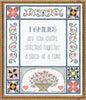Janlynn 21-1743 Families are Like Quilts Counted Cross Stitch Kit, 13 by 15-Inch, Multi-Colored