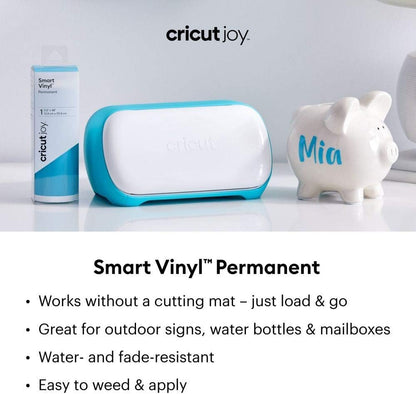 Cricut Smart Permanent Vinyl (5.5in x 18(3), Matte Metallic Elegance Sampler) for Joy machine - matless cutting for shapes up to 4ft, & repeated cuts up to 20ft