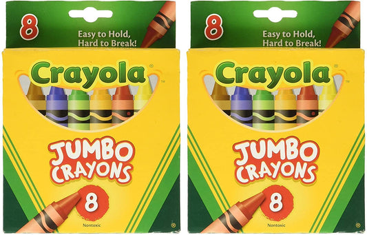 Crayons Jumbo 8ct Peggable Tuck Box [Set of 2]