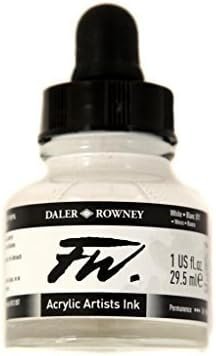 Daler Rowney FW Artists Acrylic Ink 29.5 ML Pot - White