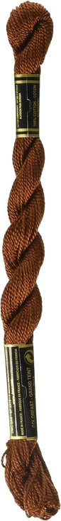 DMC Pearl Cotton Skein Size 5 27.3yd, Very Dark Mahogany