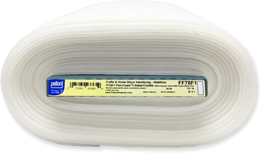 Pellon 10yd Flex 1-Sided Fusible Foam Stabilizer 20" x 10 yds