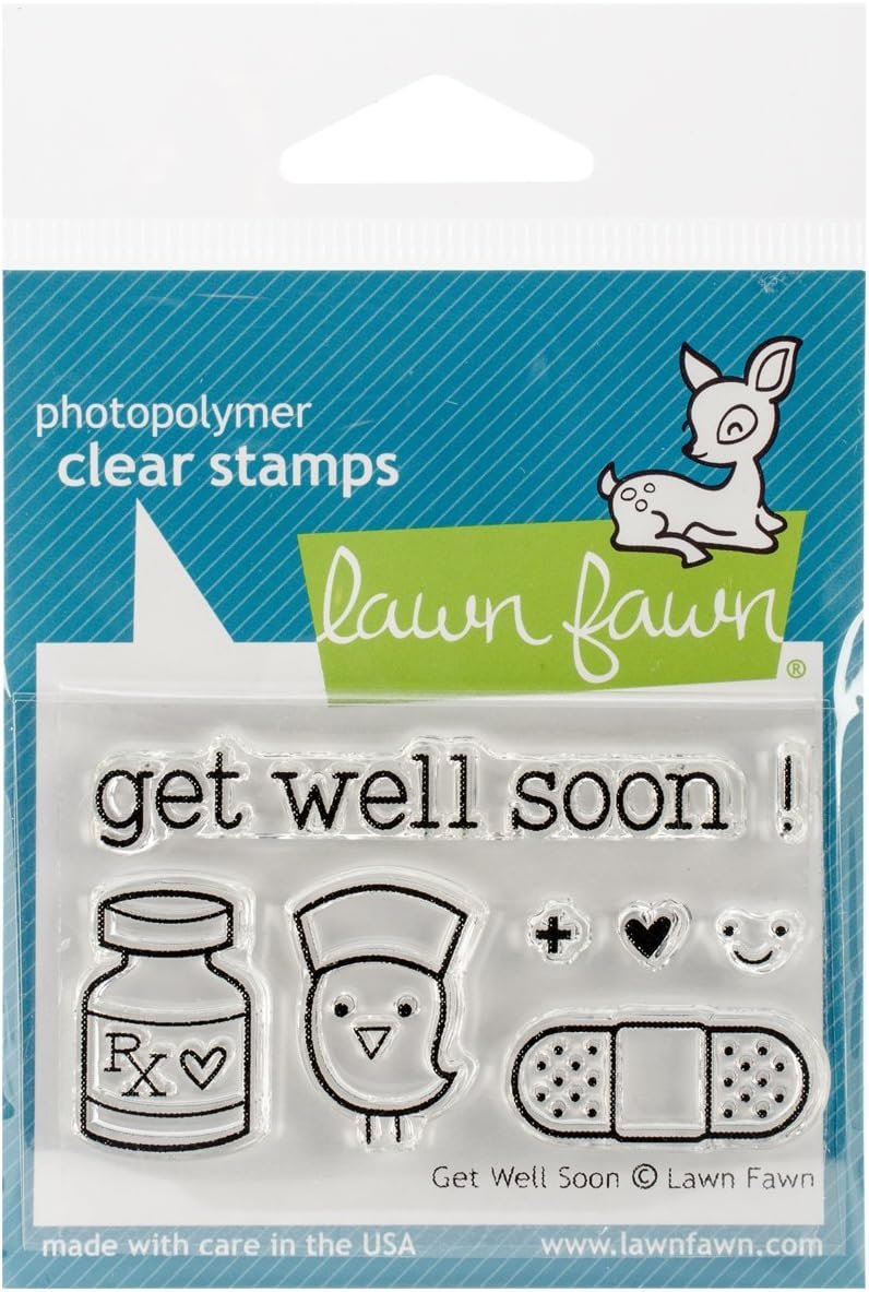 Lawn Fawn Clr Stamp Get Well