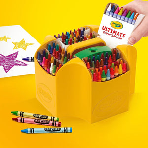 Crayola Ultimate Crayon Box Collection (152ct), Bulk Kids Crayon Caddy, Classic & Glitter Crayons, Gifts, Ages 3+