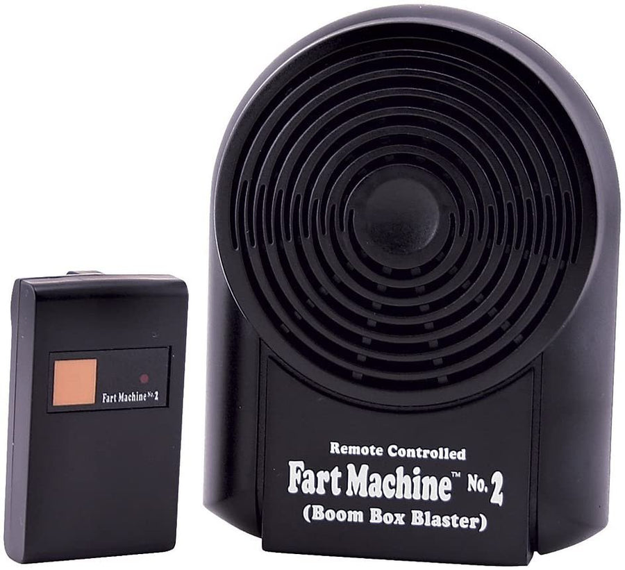 T.J. Wisemen, Inc. Remote Controlled Fart Machine #2 with Boom Box Technology - 15 realistic sounds - Wireless with 100 ft range