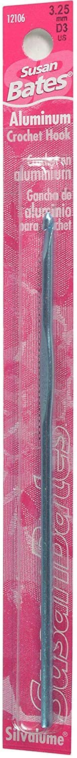 Susan Bates Silvalume 5.5" Crochet Hook (US H, 5.0 mm Hook)