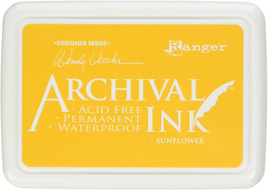 Ranger AID49005 Wendy Vecchi Designer Series Archival Ink Pad, Sunflower