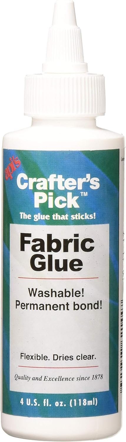 Crafter's Pick 4 oz Fabric Glue, Multicolor