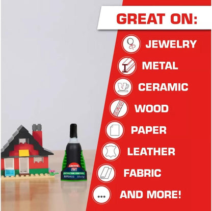 Loctite Extra Time Control Super Glue 4-Gram (1503241)