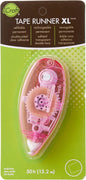 iCraft Tape Runner XL Permanent Adhesive, 6/16" x 600 Inches, Pink