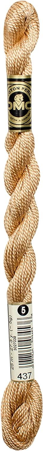 DMC 115 3-437 Pearl Cotton Thread, Light Tan