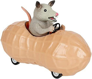 Mcphee Archie Possum in a Peanut Pull Back Toy Car (12967)