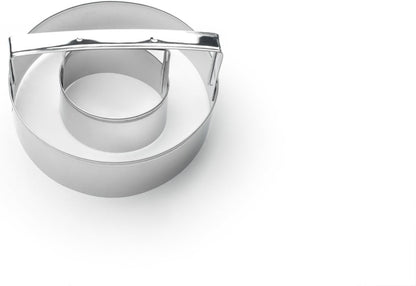 Fox Run Donut Cutter, Tin-Plated Steel, 4-Inch