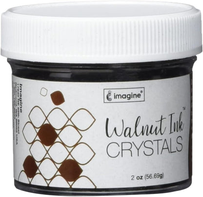 Tsukineko WIINK001 Walnut Ink Crystals 2 Ounces/Jar-