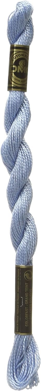 DMC 115 5-3325 Pearl Cotton Thread, Light Baby Blue, Size 5