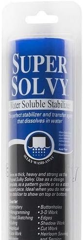Sulky Super Solvy Water Soluble Roll stabilizer, 12" x 9 yd, 12" x9yd