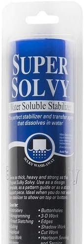 Sulky Super Solvy Water Soluble Roll stabilizer, 12" x 9 yd, 12" x9yd