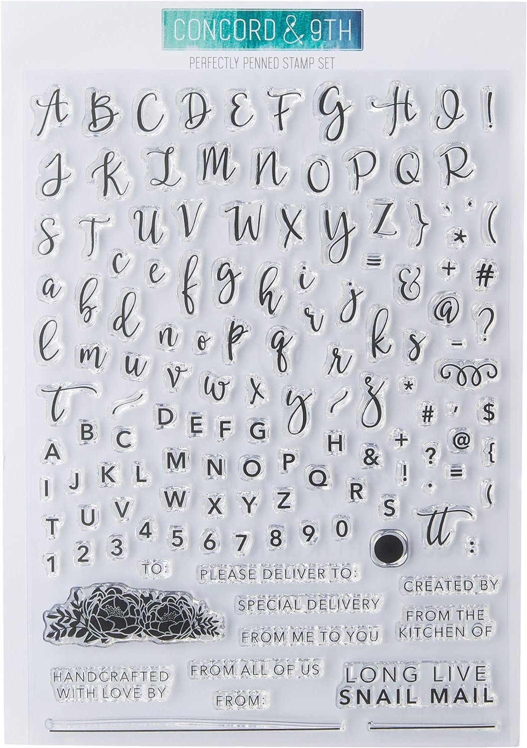 Concord & 9th 10132 Clear Stamps 6"X8"-Perfectly Penned