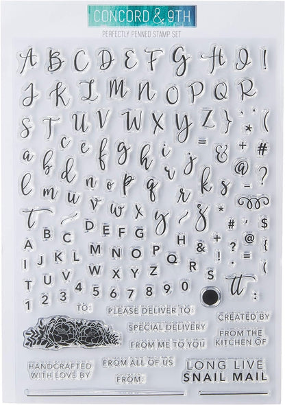 Concord & 9th 10132 Clear Stamps 6"X8"-Perfectly Penned