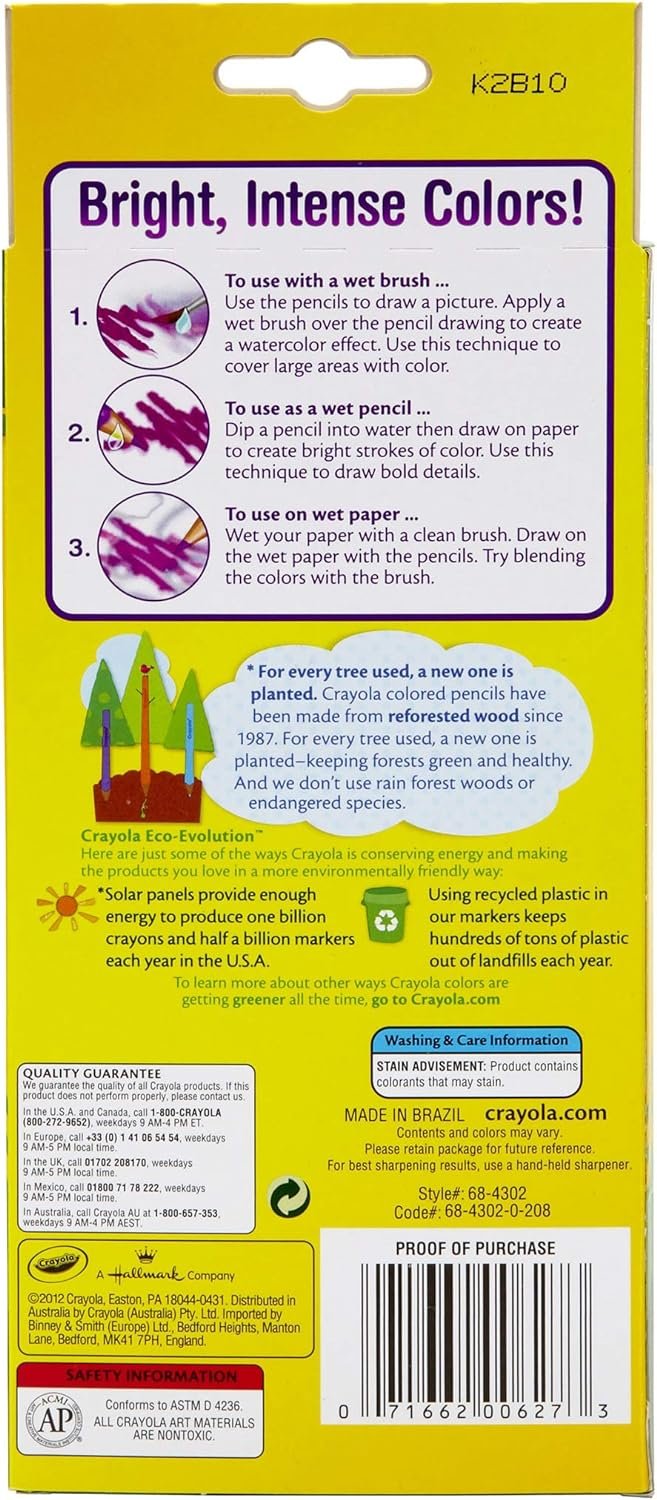 Crayola Art Supplies Drafting Tool (68-4302), Multicolor, 12 Count