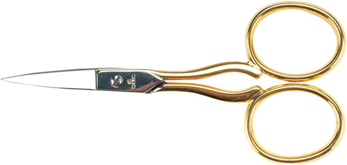 DMC 6123/3 Embroidery Scissor, 3-3/4-Inch, Gold/Silver