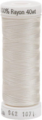 Sulky 942-1071 Rayon Thread for Sewing, 250-Yard, Off White