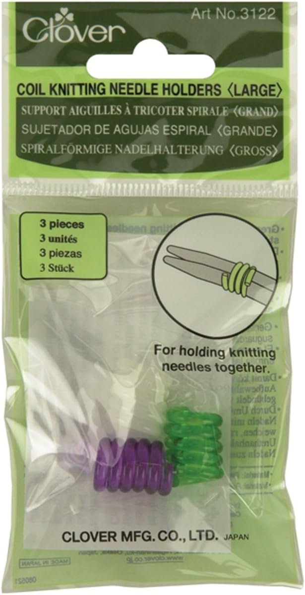 Clover Coil Knitting Needle Holder