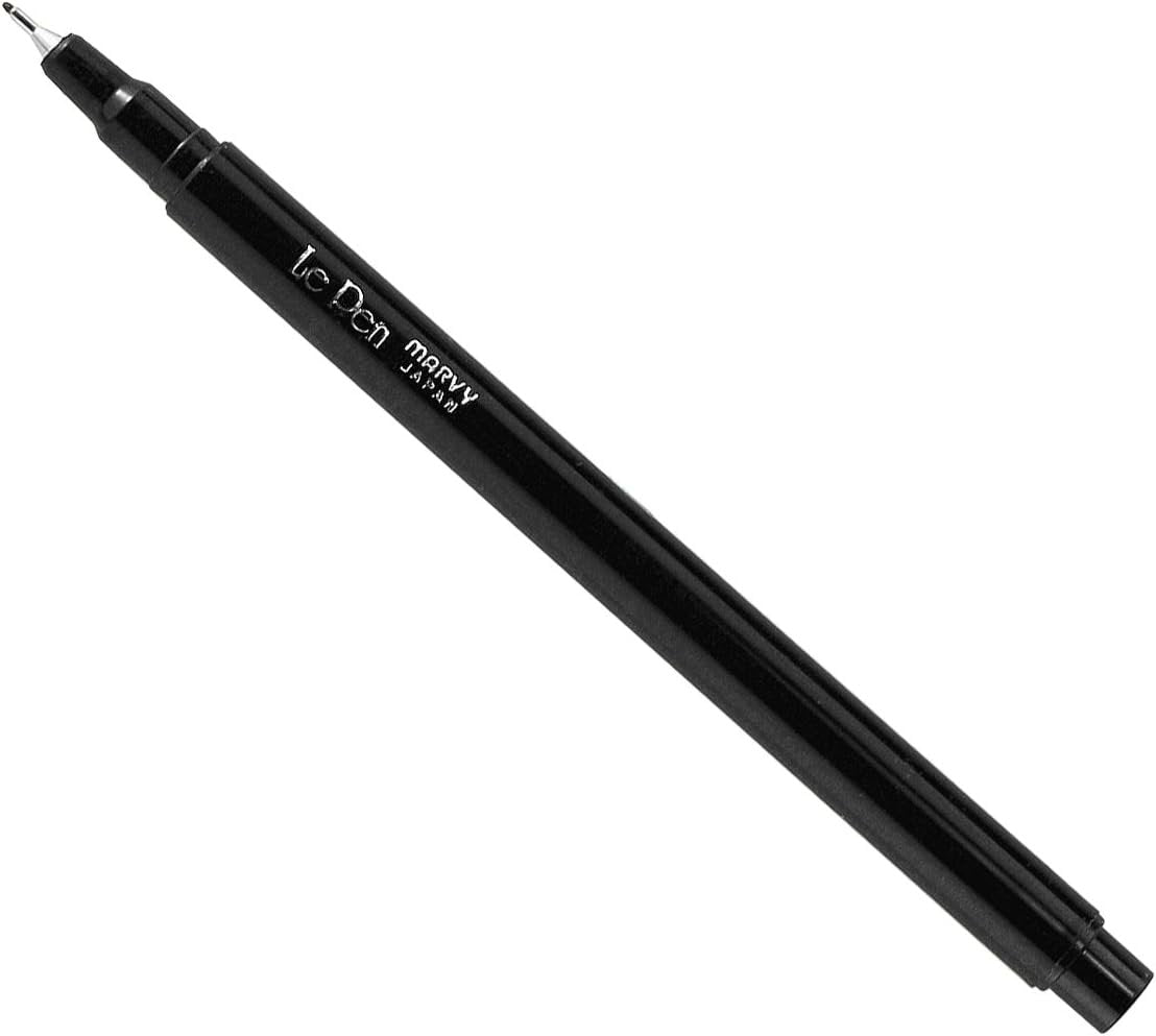 Uchida of America 4-Piece 0.3 Point Size Le Drawing Pen Set Art Supplies, 4 Count (Pack of 1), Balck